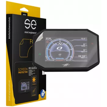 smart.engineered SE-DCP-2-0102-0110-1-M Motocikla displeja aizsargplēve - Caurspīdīga - 2 iepakojumā