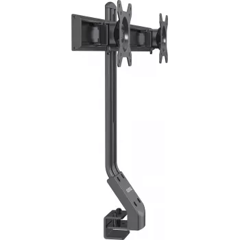 Rockstable RS-MM005 Advanced Dual Monitor Mount - Clamp / Grommet - 16 kg - 33 cm (13 inch) - 68,6 cm (27 inch) - 100 x 100 mm - Black