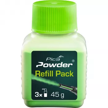 PICA-MARKER Pica Powder Refill Powder for Pica-Dry Longlife Automatic Pencil, 8 Leads (4x Graphite, 2x Red, 2x Yellow), 2,8 mm, 125 mm