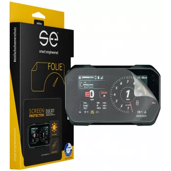 smart.engineered SE-DCP-2-0102-0193-1-M Aizsargplēve motocikla displejam - caurspīdīga - TPU - Izturīga pret skrāpējumiem un triecieniem - Pašatjaunojoša - Oleofobs pārklājums