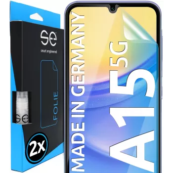 smart.engineered se 3D ekrāna aizsargplēve Samsung Galaxy A15 5G, caurspīdīga, 2 gab. (SE0-F0101-0471-24-M)