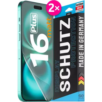smart.engineered SE0-F0102-0524-24-M Triecienizturīgs aizmugurējais vāciņš Apple iPhone 16 Plus, Melns