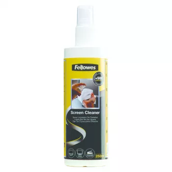 Fellowes Screen Cleaning Spray 250 ml with Microfibre Cloth
