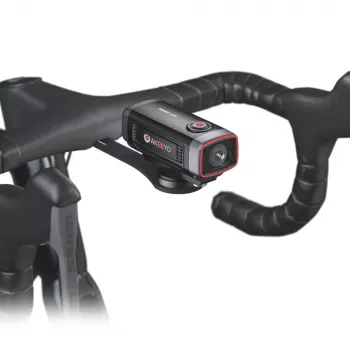 AKEEYO Garmin integrētais velosipēda stūres turētājs kamerai - melns