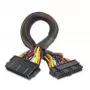 Akasa AK-CB24-24-EXT ATX 24-Pin Barošanas Pagarinātājs (24 cm, Melns) | ITworkshop.lv