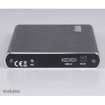 Akasa lite S AK-IC09U3-BK - 2,5 collu ārējais disku korpuss - USB 3.0 - Melns