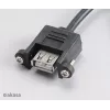 Akasa AK-CBUB06-60BK iekšējais-ārējais USB 2.0 kabelis, 60 cm, melns