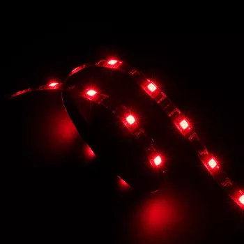 Akasa Vegas AK-LD02-05RD sarkanā LED lente datora korpusa apgaismojumam, 50cm, 30 LED, 12V