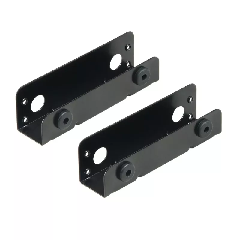 Akasa AK-HDA-08BK 5.25 collu uz 3.5 collu diskdziņa nodalījuma adapteris - melns