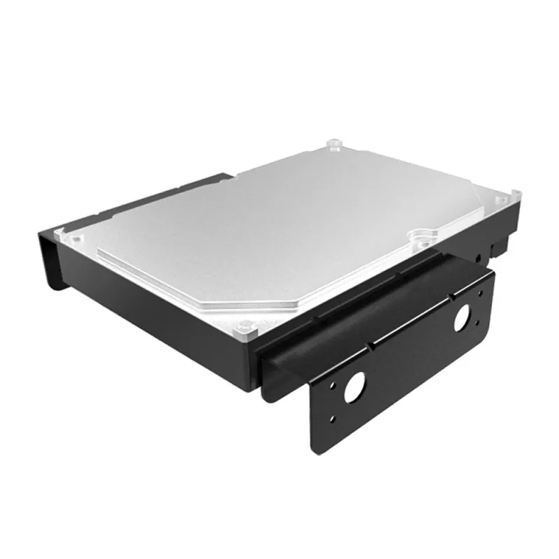 Akasa AK-HDA-08BK 5.25 collu uz 3.5 collu diskdziņa nodalījuma adapteris - melns