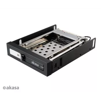 Akasa AK-IEN-08 2,5 inch to 3,5 inch Drive Bay Adapter - SATA III 6 Gbit/s - Plastic/Stainless Steel - Black