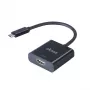 Akasa ārējais video adapteris - USB-C uz HDMI - 4K@60Hz - Melns