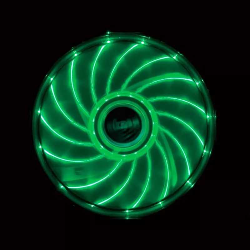 Akasa Vegas AK-FN091-GN 120 mm Green LED Case Fan