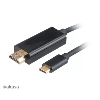 Akasa AK-CBCA12-18BK USB-C to HDMI Adapter Cable 1,8m Black