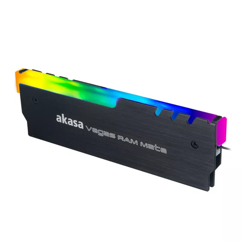 Akasa AK-MX248 Vegas RAM Mate Addressable RGB Heatsink - Melns