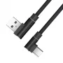 Akasa AK-CBUB39-10BK USB 2.0 kabelis - USB-A uz USB-C - 1 m - Melns