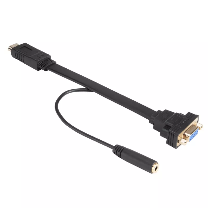 Akasa AK-CBHD18-20BK HDMI to VGA Adapter Cable 0,2 m Black