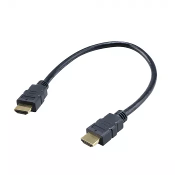 Akasa AK-CBHD25-30BK HDMI 2.0 kabelis 0,3 m Melns