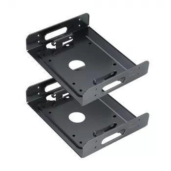 Akasa 5.25-inch Mounting Frame for 2.5/3.5-inch Drives - 2 Pieces