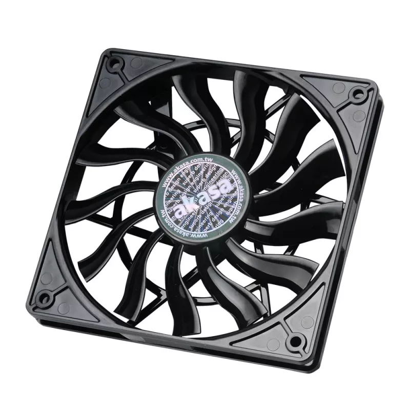 Akasa SlimFan 12015 EBR/PWM 2pcs Bundle - 30 dB - 600 rpm