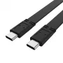 Akasa AK-CBUB60-10BK USB-C to USB-C kabelis 1m USB 3.2 Gen 2x2 20Gbps Melns