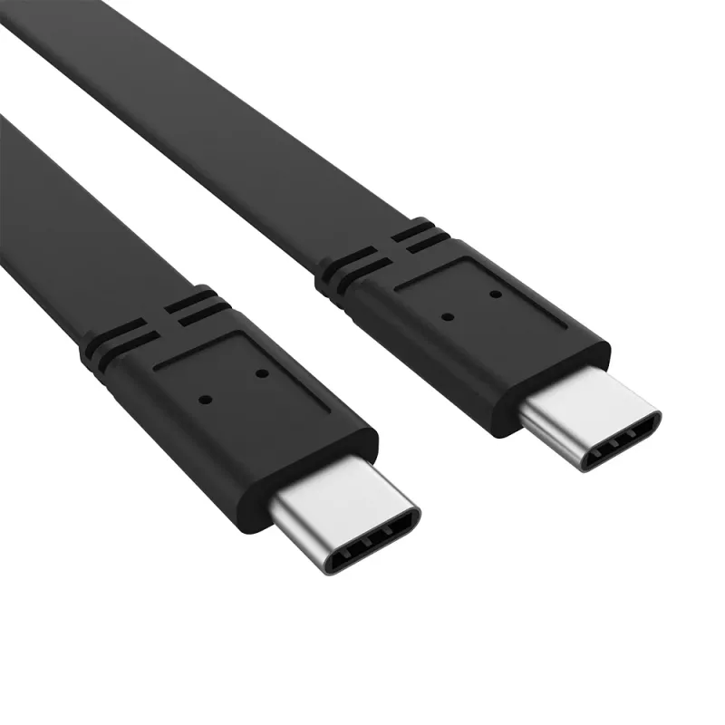 Akasa AK-CBUB60-10BK USB-C to USB-C kabelis 1m USB 3.2 Gen 2x2 20Gbps Melns