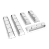 Akasa Cable Cord Holder 3x3-port + 2x5-port White