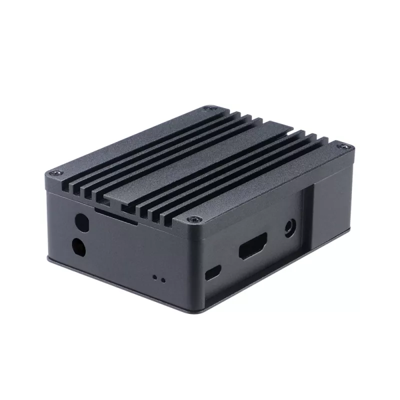 Akasa Raspberry Pi Model 3B+/B alumīnija korpuss - melns
