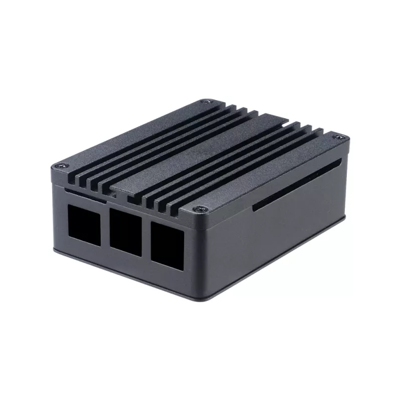 Akasa Raspberry Pi Model 3B+/B alumīnija korpuss - melns