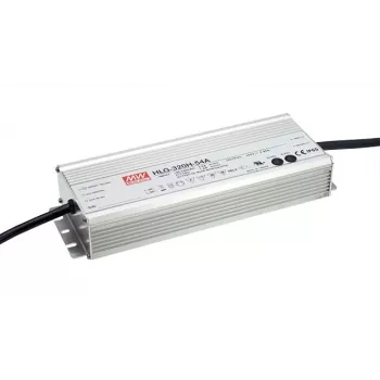 Mean Well HLG-320H-24B 320W 24V LED Barošanas Avots IP67 Ar Aptumšošanu