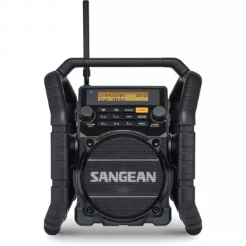 Sangean U-5 DBT (Utility 50) Black - pārnēsājams DAB+/FM radio ar Bluetooth, IP64, 7W RMS