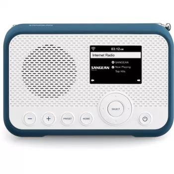 Sangean WFR-39 White - Ink Blue portatīvais interneta radio