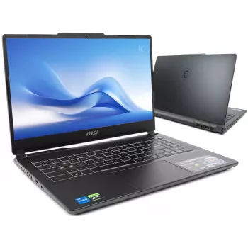 MSI Cyborg 15 A13VE-2416XPL - Intel Core i5-13420H, 15.6 inch Full HD 144Hz, 16GB DDR5, 512GB NVMe SSD, NVIDIA GeForce RTX 4050, No OS, Translucent Black