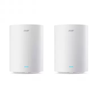 Acer Ovia T360 WiFi 6 AX3600 Mesh Router Dual Pack (2 vienības) - Balts