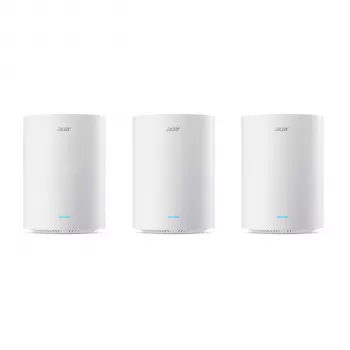 Acer Ovia T360 Wi-Fi 6 Mesh Router Triple Pack (3 vienības) - AX3000, Dual-Band, pārklājums līdz 7 500 kv. pēdām