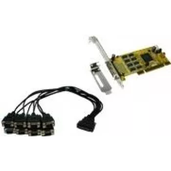 EXSYS EX-41388 PCI 8 portu RS-232 seriālā karte ar zema profila kronšteinu (SystemBase)