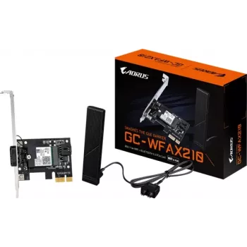 GIGABYTE GC-WFAX210 Wi-Fi 6E PCIe x1 Expansion Card with Bluetooth 5.2