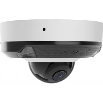 AJAX DomeCam Mini HL Tīkla kamera (8 MP, 2,8 mm) Balta