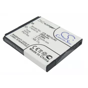 Cameron Sino NB-11L / NB-11LH Replacement Battery for Canon PowerShot ELPH, A, SX Series - 800mAh 3,7V Li-ion (Black)