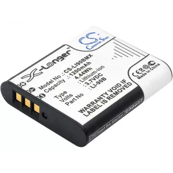 CAMERON SINO Li-90B / Li-92B nomaināmais akumulators Olympus kamerām (1270mAh, 3,7V, Li-ion)