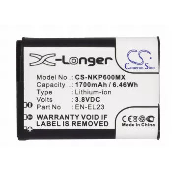 Cameron Sino Battery Type EN-EL23 for Nikon