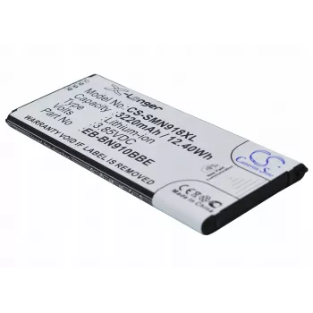 Cameron Sino Battery EB-BN910BBE for Samsung Galaxy Note 4 (3220 mAh, 3,85V, Li-ion, Black)