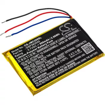 Cameron Sino Replacement Battery for JBL Clip 2 (730mAh, 3,7V, Li-Po)