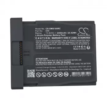 CAMERON SINO Battery for DJI RoboMaster S1, 2400mAh, 10,8V, Li-ion, Black