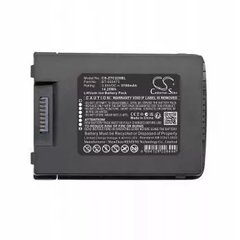 CAMERON SINO Replacement Battery for Zebra TC22/TC27 (BT-000473, BTRY-TC2L-2XMAXX-01) - Extended Capacity 6100mAh - Black