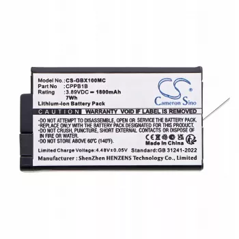 Cameron Sino akumulators GoPro Max 2, 1800mAh, Li-ion, CPBB1B aizvietotājs