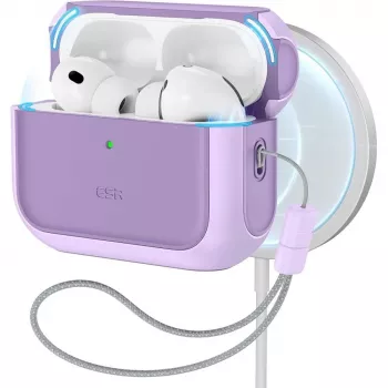 ESR Orbit HaloLock MagSafe Case for Apple AirPods Pro 3, Lavender