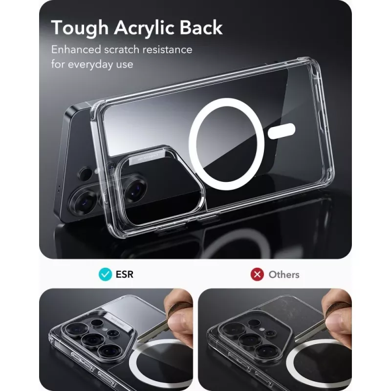 ESR Classic Hybrid MagSafe Galaxy S26 Ultra Caurspīdīgs