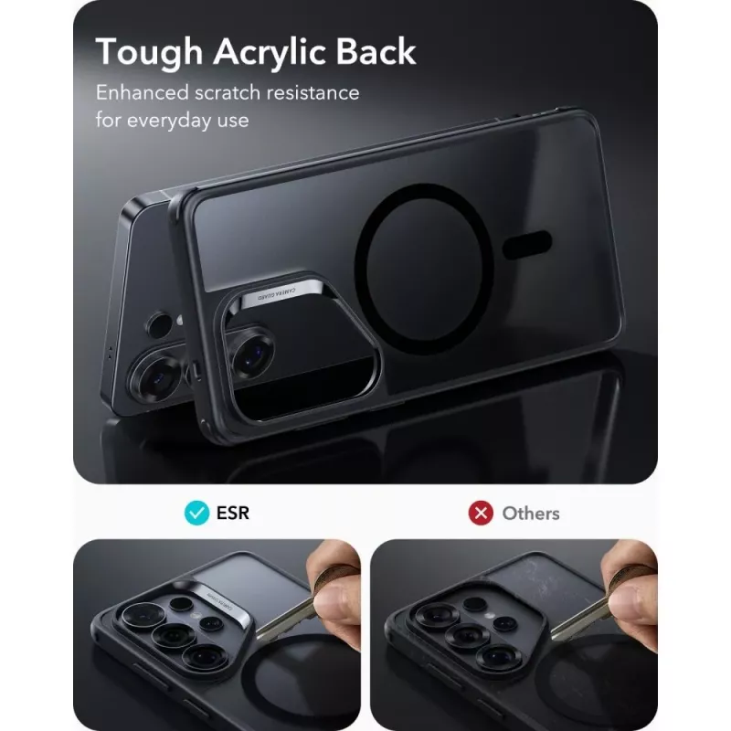 ESR Classic Hybrid MagSafe Case for Samsung Galaxy S26 Ultra, Frosted Black