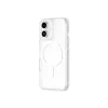 AMAZINGTHING Minimal Mag Case Silicone Case with Magnetic Ring for iPhone 16 - Caurspīdīgs